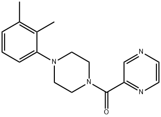 [4-(2,3-dimethylphenyl)piperazin-1-yl]-pyrazin-2-ylmethanone 구조식 이미지