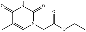ethyl 2-(5-methyl-2,4-dioxopyrimidin-1-yl)acetate 구조식 이미지