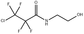 3-chloro-2,2,3,3-tetrafluoro-N-(2-hydroxyethyl)propanamide Structure