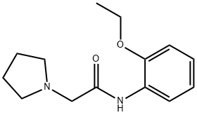 N-(2-ethoxyphenyl)-2-pyrrolidin-1-ylacetamide Structure