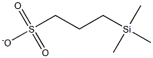 3-trimethylsilylpropane-1-sulfonate Structure