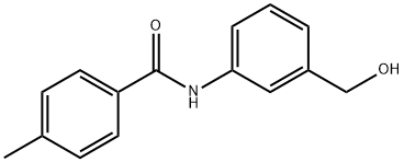 N-[3-(hydroxymethyl)phenyl]-4-methylbenzamide Structure