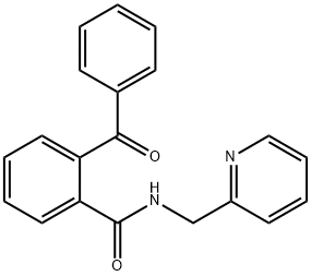 2-benzoyl-N-(pyridin-2-ylmethyl)benzamide Structure