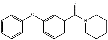 (3-phenoxyphenyl)-piperidin-1-ylmethanone 구조식 이미지