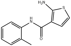 2-amino-N-(2-methylphenyl)thiophene-3-carboxamide Structure