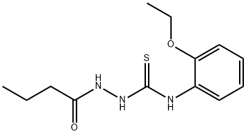 1-(butanoylamino)-3-(2-ethoxyphenyl)thiourea 구조식 이미지