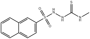 1-methyl-3-(naphthalen-2-ylsulfonylamino)thiourea Structure