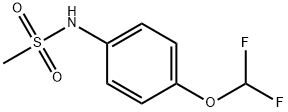 N-[4-(difluoromethoxy)phenyl]methanesulfonamide Structure