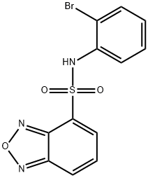 N-(2-bromophenyl)-2,1,3-benzoxadiazole-4-sulfonamide Structure