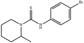 N-(4-bromophenyl)-2-methylpiperidine-1-carbothioamide Structure