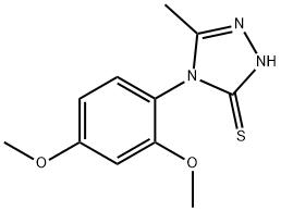 4-(2,4-dimethoxyphenyl)-3-methyl-1H-1,2,4-triazole-5-thione Structure