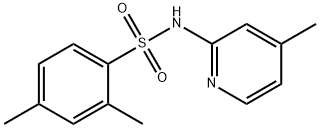 2,4-dimethyl-N-(4-methylpyridin-2-yl)benzenesulfonamide Structure