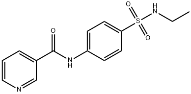 N-[4-(ethylsulfamoyl)phenyl]pyridine-3-carboxamide Structure