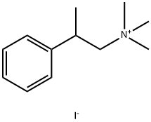 trimethyl(2-phenylpropyl)azanium iodide 구조식 이미지