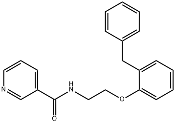 N-[2-(2-benzylphenoxy)ethyl]pyridine-3-carboxamide Structure