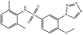N-(2,6-dimethylphenyl)-4-methoxy-3-(tetrazol-1-yl)benzenesulfonamide Structure