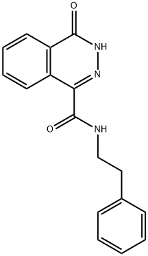 4-oxo-N-(2-phenylethyl)-3H-phthalazine-1-carboxamide Structure