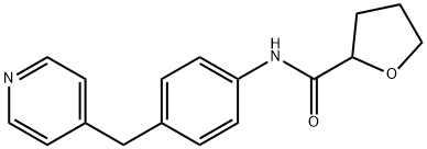 N-[4-(pyridin-4-ylmethyl)phenyl]oxolane-2-carboxamide Structure