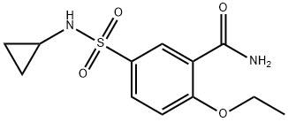 5-(cyclopropylsulfamoyl)-2-ethoxybenzamide 구조식 이미지