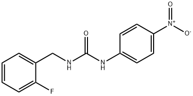 1-[(2-fluorophenyl)methyl]-3-(4-nitrophenyl)urea Structure