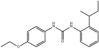 1-(2-butan-2-ylphenyl)-3-(4-ethoxyphenyl)urea Structure