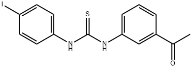 1-(3-acetylphenyl)-3-(4-iodophenyl)thiourea Structure