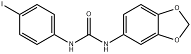 1-(1,3-benzodioxol-5-yl)-3-(4-iodophenyl)urea Structure