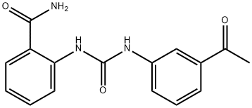 2-[(3-acetylphenyl)carbamoylamino]benzamide Structure