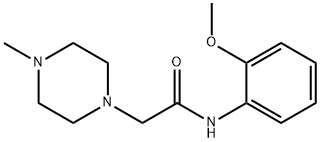 N-(2-methoxyphenyl)-2-(4-methylpiperazin-1-yl)acetamide Structure