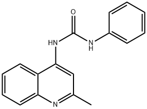 1-(2-methylquinolin-4-yl)-3-phenylurea Structure
