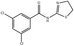 3,5-dichloro-N-(4,5-dihydro-1,3-thiazol-2-yl)benzamide Structure