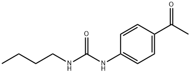 1-(4-acetylphenyl)-3-butylurea 구조식 이미지