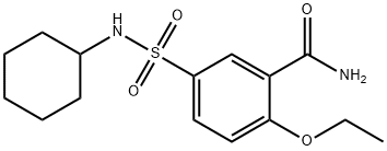 5-(cyclohexylsulfamoyl)-2-ethoxybenzamide 구조식 이미지