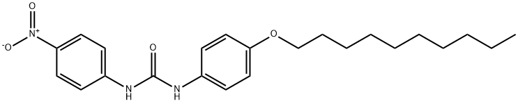 1-(4-decoxyphenyl)-3-(4-nitrophenyl)urea Structure