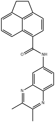 N-(2,3-dimethylquinoxalin-6-yl)-1,2-dihydroacenaphthylene-5-carboxamide Structure