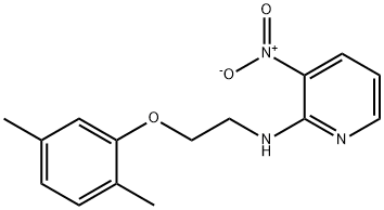 N-[2-(2,5-dimethylphenoxy)ethyl]-3-nitropyridin-2-amine Structure