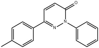 6-(4-methylphenyl)-2-phenylpyridazin-3-one 구조식 이미지