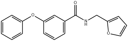 N-(furan-2-ylmethyl)-3-phenoxybenzamide 구조식 이미지