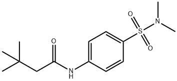 N-[4-(dimethylsulfamoyl)phenyl]-3,3-dimethylbutanamide Structure