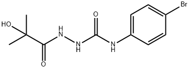 1-(4-bromophenyl)-3-[(2-hydroxy-2-methylpropanoyl)amino]urea Structure