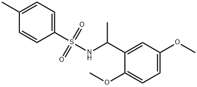 N-[1-(2,5-dimethoxyphenyl)ethyl]-4-methylbenzenesulfonamide 구조식 이미지