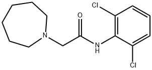 2-(azepan-1-yl)-N-(2,6-dichlorophenyl)acetamide Structure