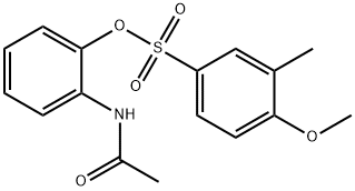 (2-acetamidophenyl) 4-methoxy-3-methylbenzenesulfonate Structure