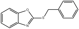 2-benzylsulfanyl-1,3-benzoxazole 구조식 이미지