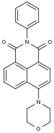 6-morpholin-4-yl-2-phenylbenzo[de]isoquinoline-1,3-dione 구조식 이미지