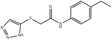 N-(4-ethylphenyl)-2-(2H-triazol-4-ylsulfanyl)acetamide Structure
