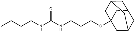 1-[3-(1-adamantyloxy)propyl]-3-butylurea 구조식 이미지