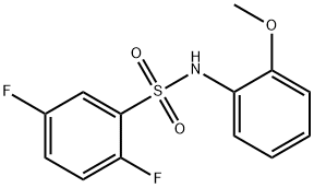 2,5-difluoro-N-(2-methoxyphenyl)benzenesulfonamide Structure