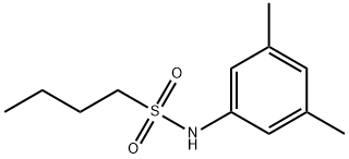 N-(3,5-dimethylphenyl)butane-1-sulfonamide Structure