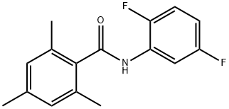 N-(2,5-difluorophenyl)-2,4,6-trimethylbenzamide Structure